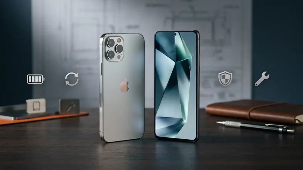 iPhone und Android-Smartphone im Vergleich zur langfristigen Nutzung